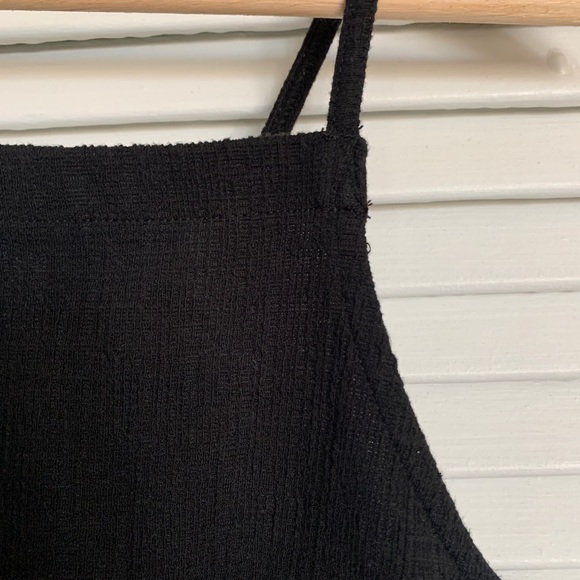 Madewell Texture & Thread black Apron Tank Top size Medium - Picture 2 of 5